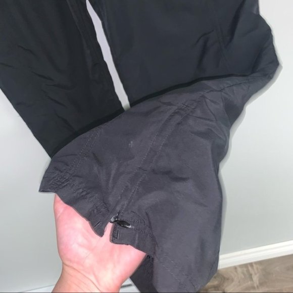 Adidas Track Pants Athletic  Black White Mesh‎ Zip Hem Women’s Size Medium - Picture 5 of 10